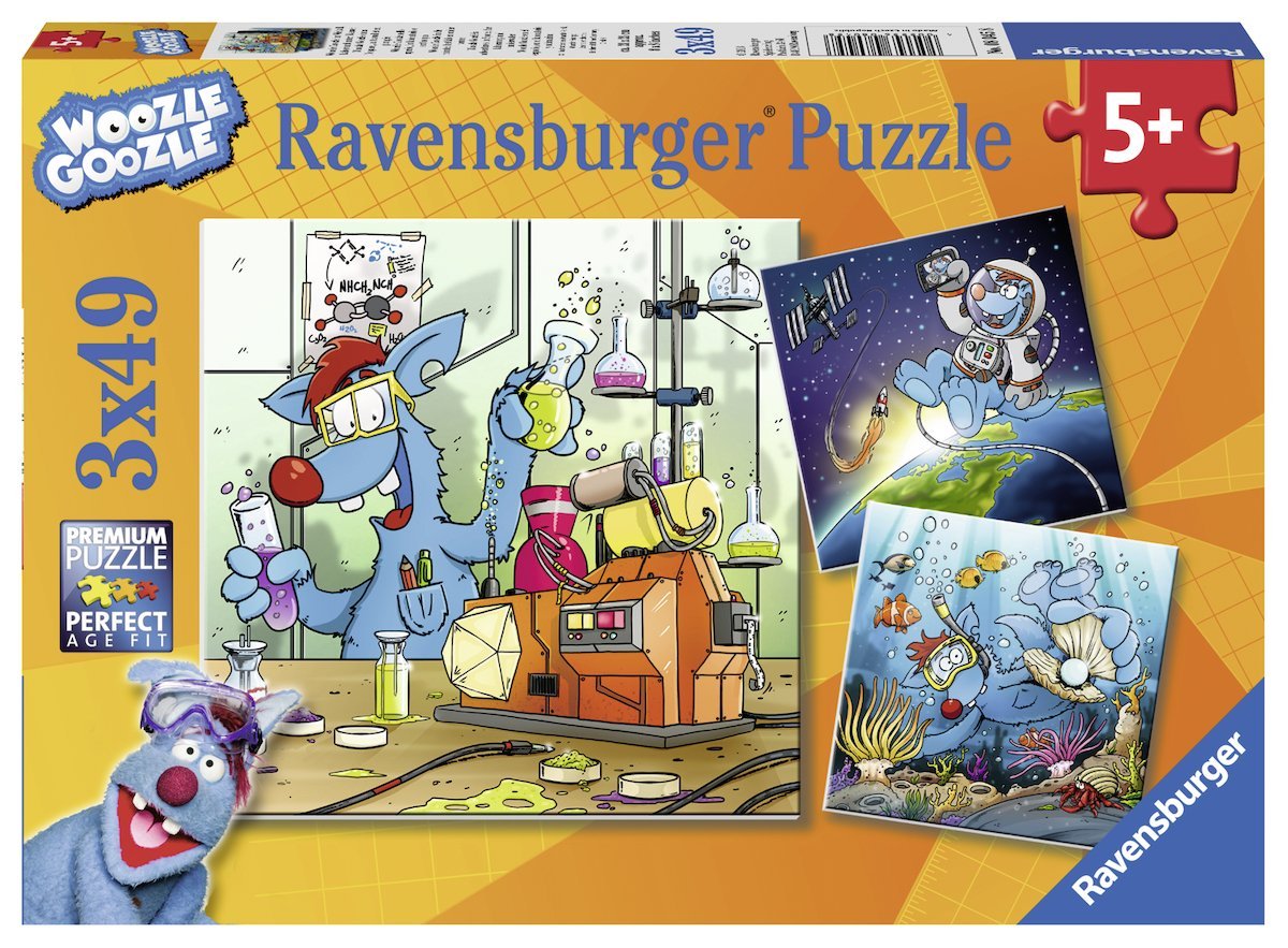 Пазл Ravensburger 08045 Woozle Goozle Cover Laboratory and Underwater, фото №1