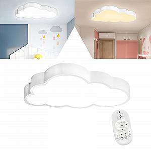 Светильник YRHome 48 Вт Dimmable Cloud LED потолочный светильник эффект облаков лампа акрил IP44 с пультом дистанционного управления детская комната ультратонкий спальня детская комната - Фото 1