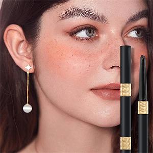 Карандаш для бровей Black Double Head Eyebrow Pencil with Eyebrow Brush synthetic.ua - Фото 1