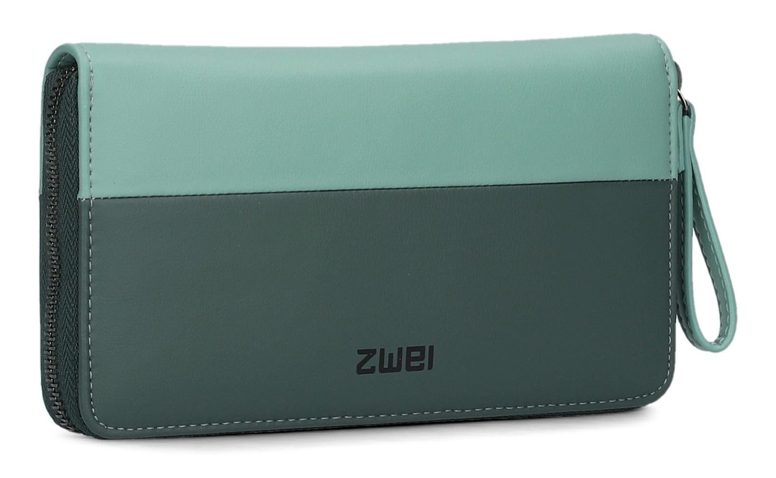 Кошелек Zwei Cargo CAW2 Водонепроницаемый Длинный Кошелек с 15 Отделениями для Карт, Отделением для Просмотра, 2 Отделениями для Купюр, Кошелек с Отделением для Монет и Круговой Молнией, фото №4