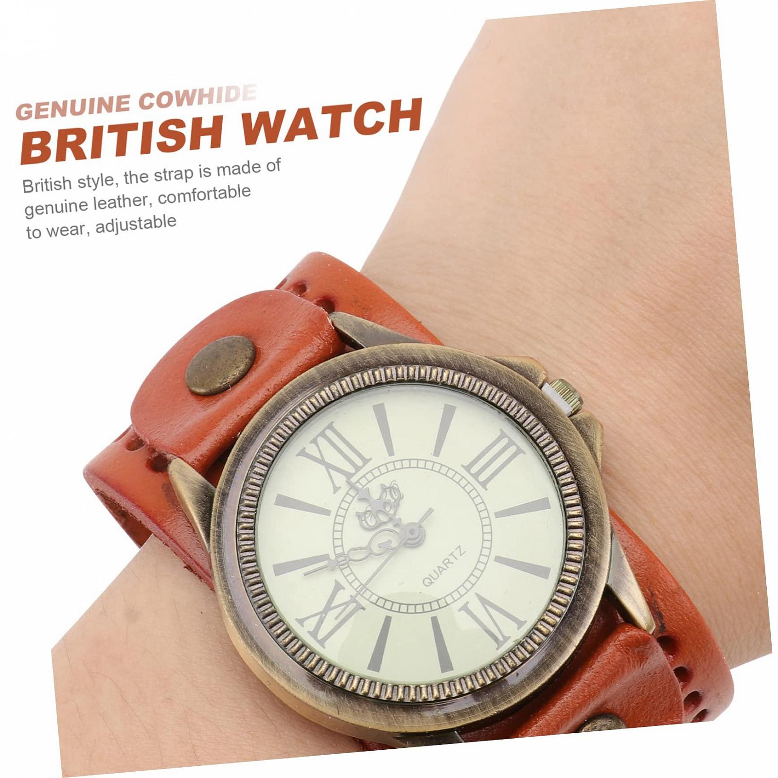 Годинник жіночий PartyKindom Ретро Шкіра, фото №5