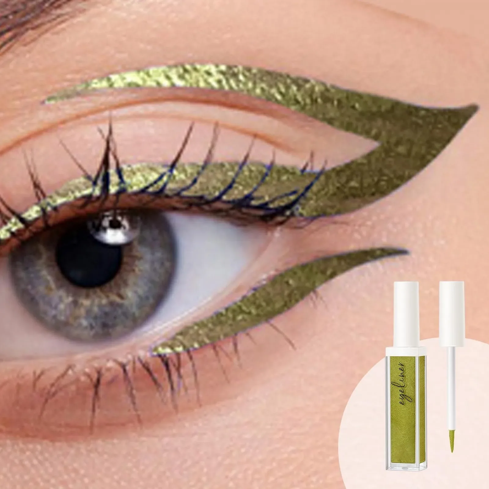 Рідка Підводка для очей Glitzer Блискуча, фото №2 Рідка Підводка для очей Glitzer Блискуча, фото №2