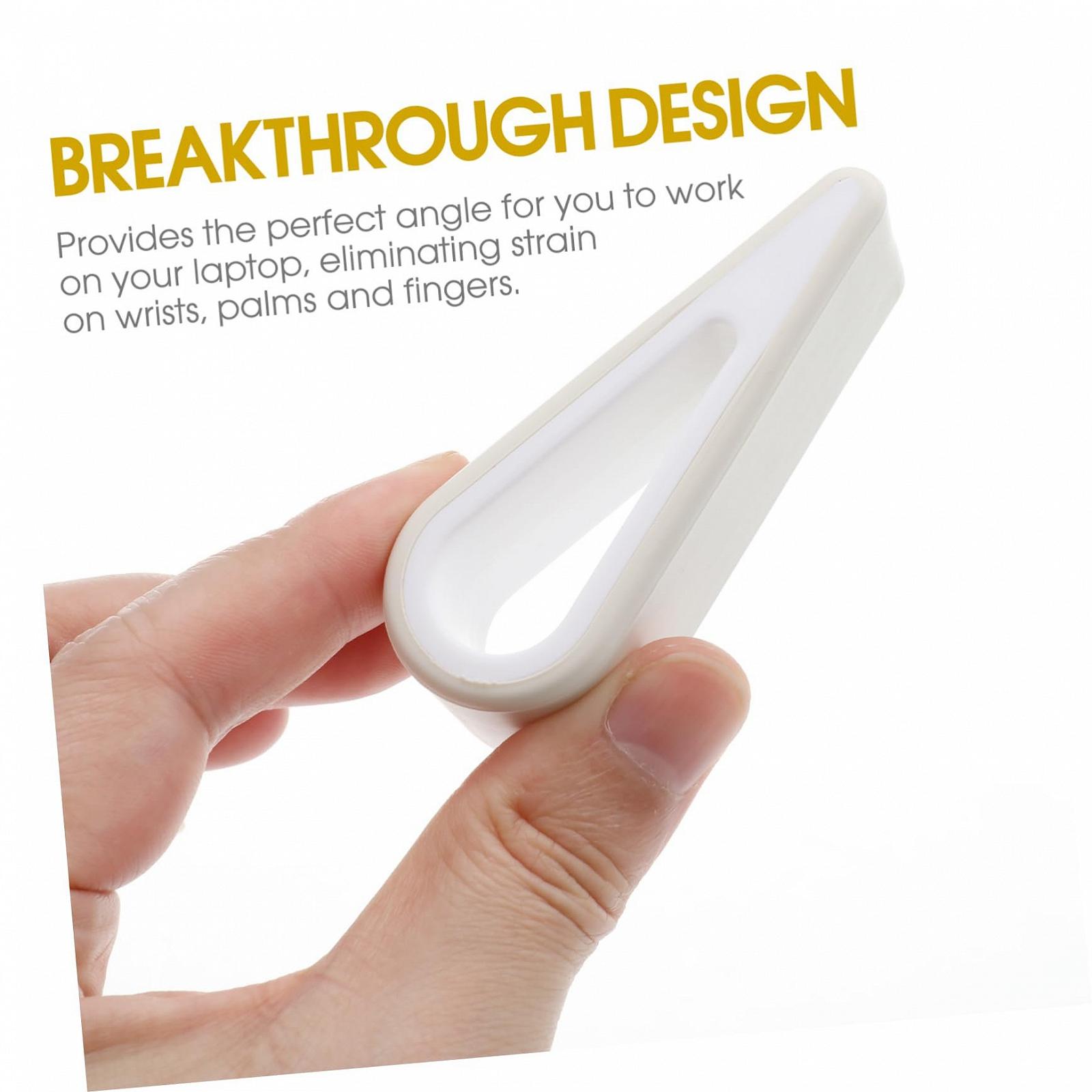 Підставка для ноутбука NUOBESTY, 2 шт, регульована по висоті, для стабільного використання та охолодження, біла, фото №7