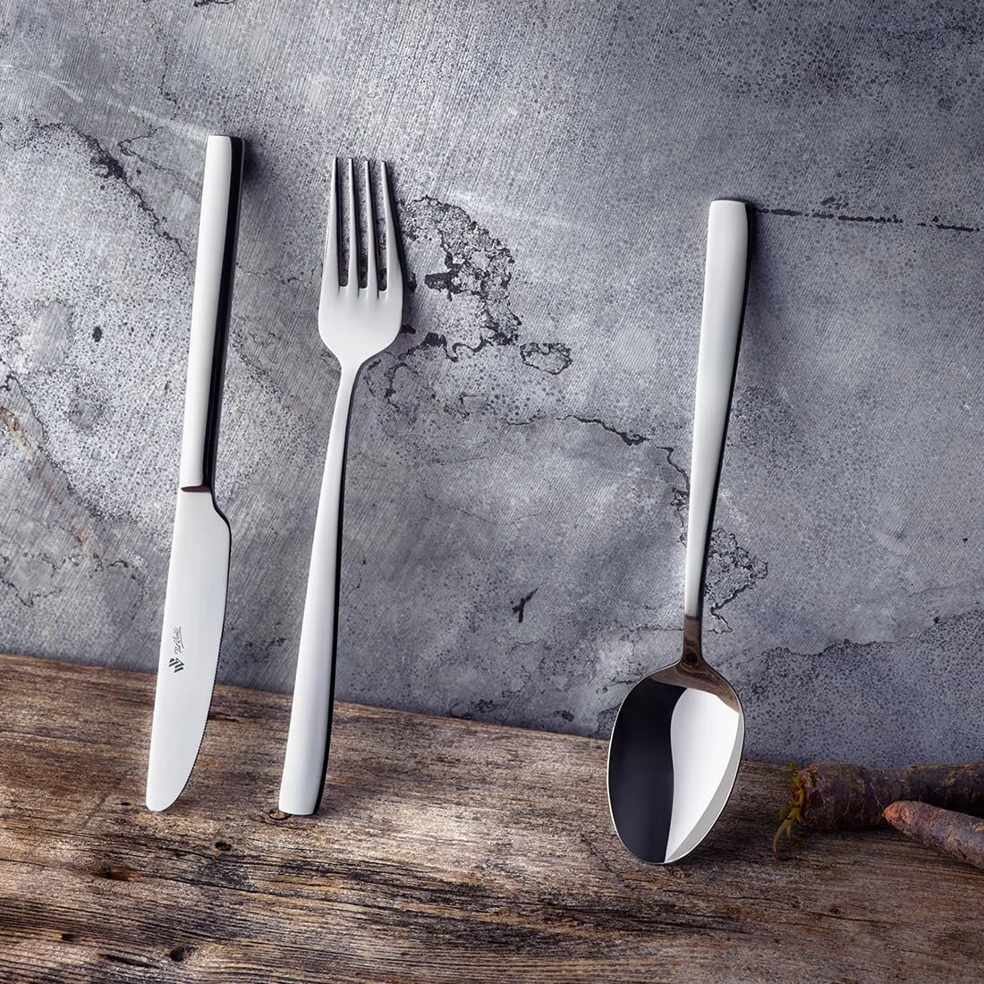 Набір столових приборів Paul Wirths Pure на 12 персон, 60 предметів, полірована нержавіюча сталь 18/10, фото №4