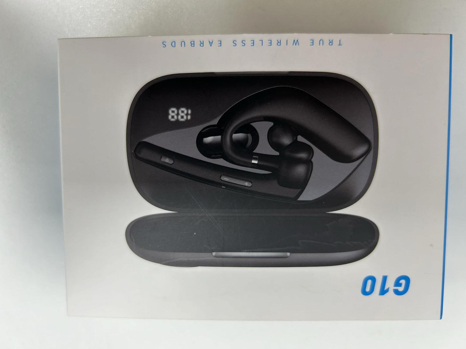 Bluetooth гарнитура CASCHO с микрофоном беспроводные наушники 48 часов разговоров, фото №4