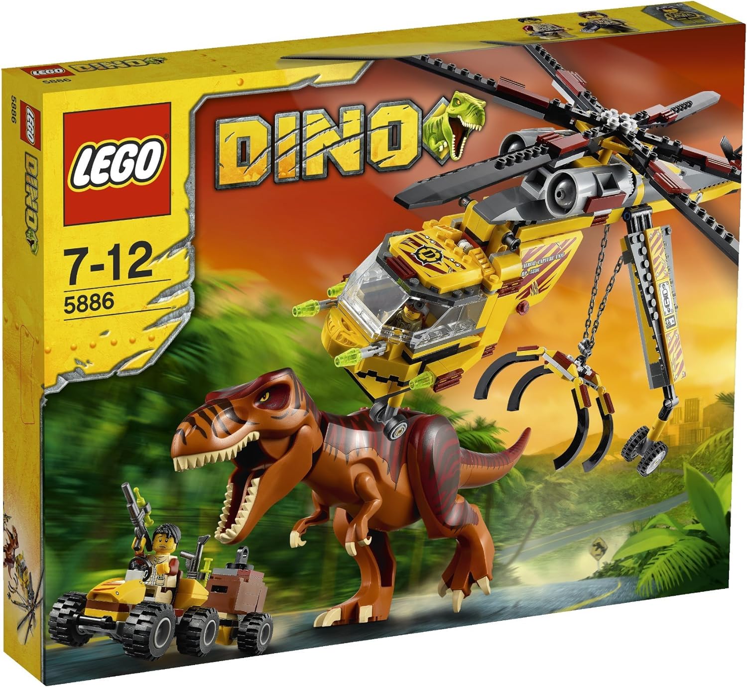 Детский конструктор LEGO Раритет Охотник на тираннозавра Rex (5886), фото №1