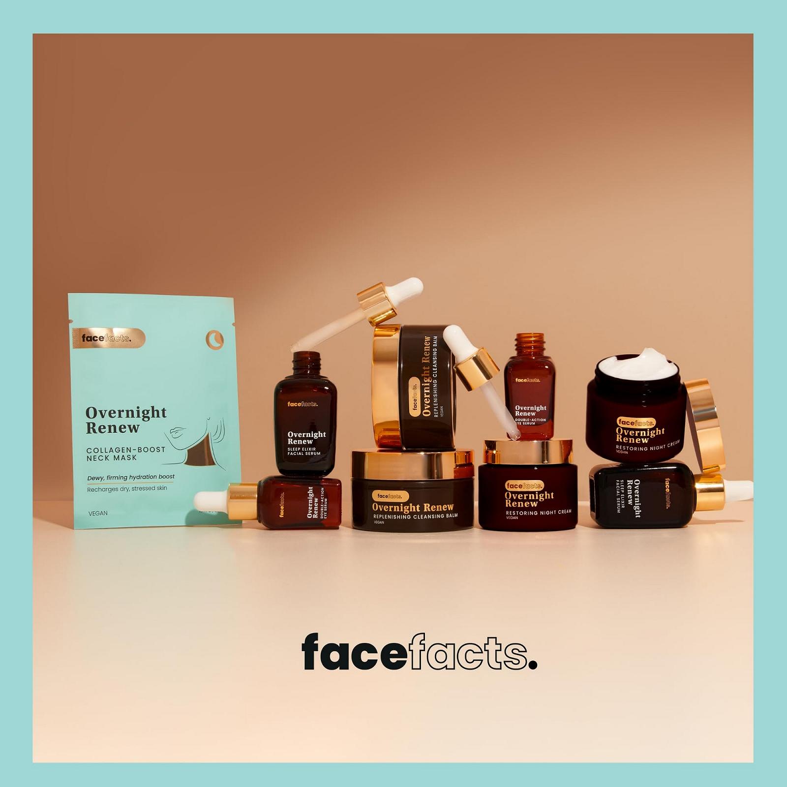Маска для шиї Face Facts Overnight Renew Collagen Boost, фото №4