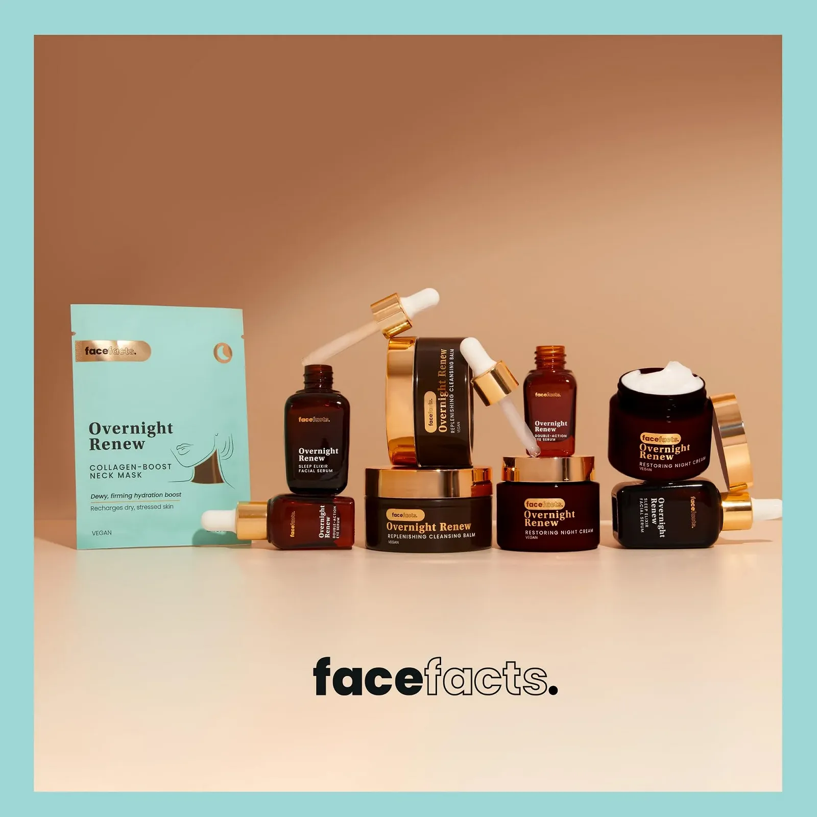 Маска для шеи Face Facts Overnight Renew Collagen Boost, фото №4