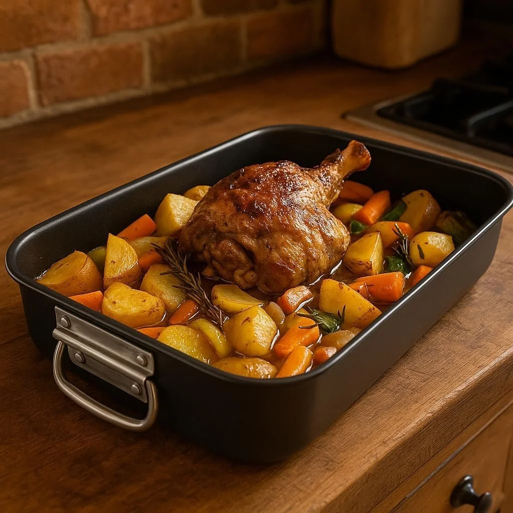 Форма для запікання MGE Сталева з антипригарним покриттям 39 x 29 см, фото №5