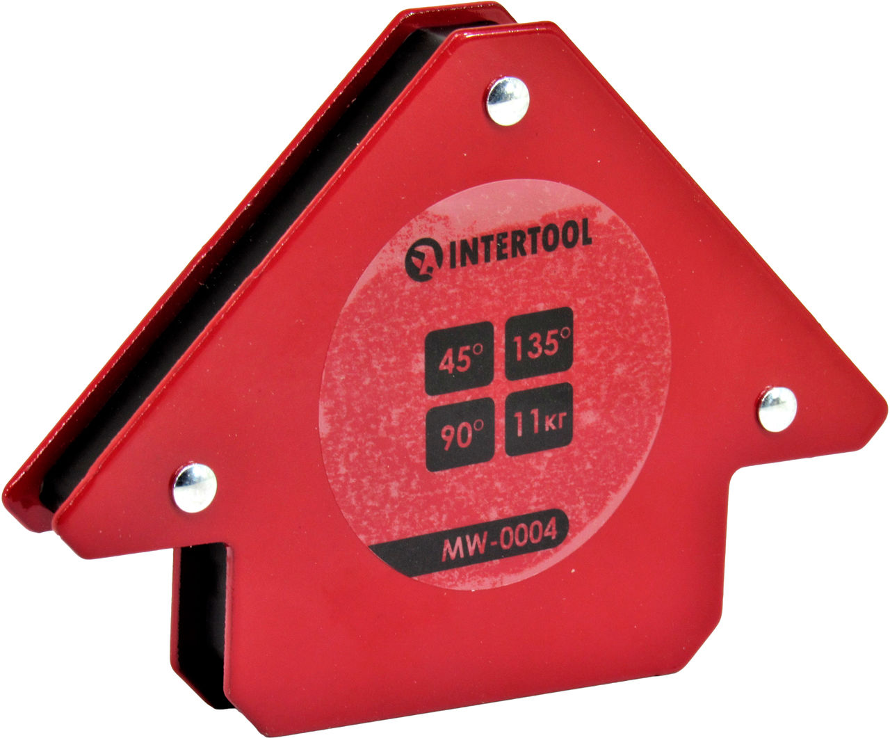Тримач магнітний для зварювання 11кг стріла Intertool 70x80x14мм MW-0004, фото №1