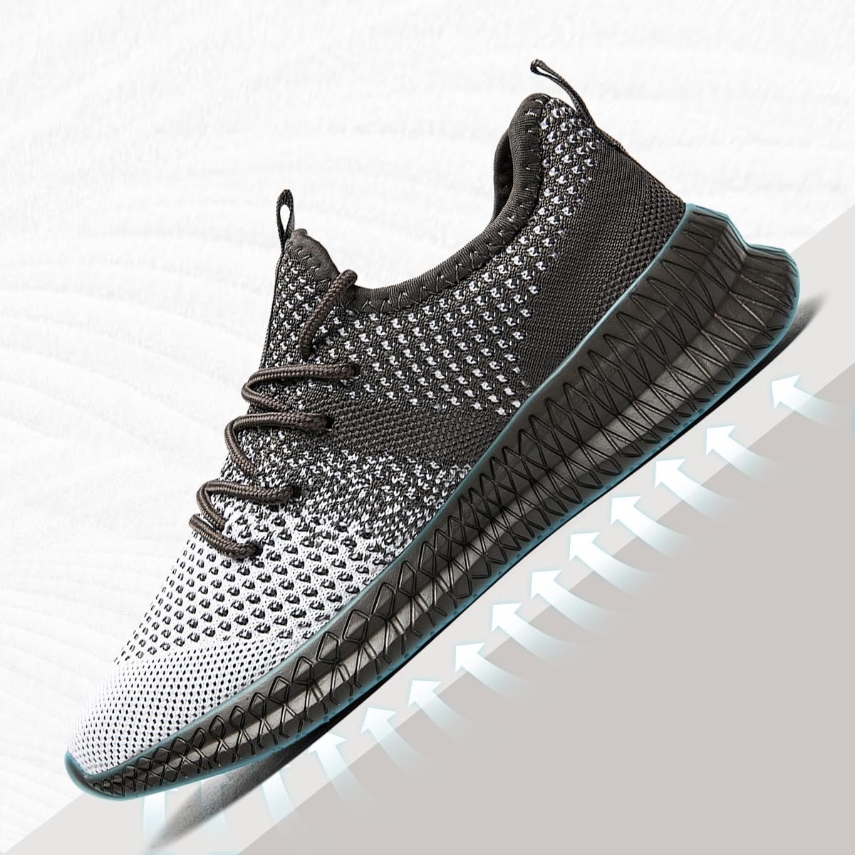 Чоловічі Кросівки VGPSFN Спортивні Легкі Нековзні Дихаючі, фото №4