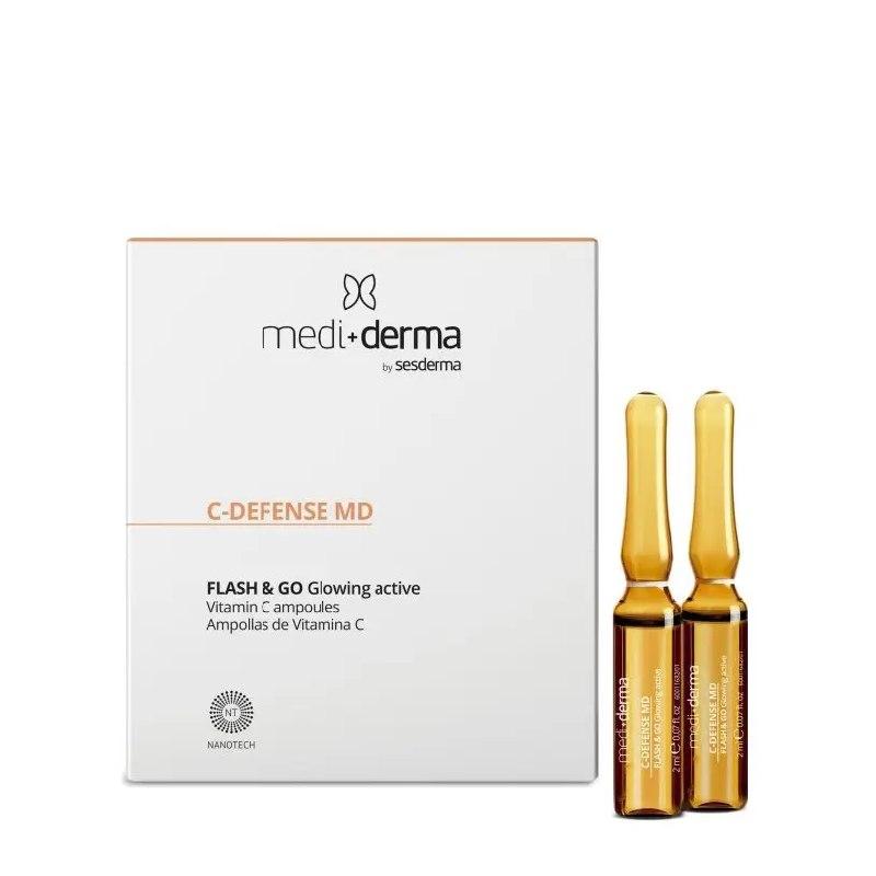Ревіталізуючий серум в ампулах Medi derma Revitalizing Flash Ampoules 5x2 мл, фото №1