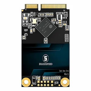 SSD S SHARKSPEED 1TB mSATA Mini SATA 3 6Gb/s TLC 3D NAND - Фото 1