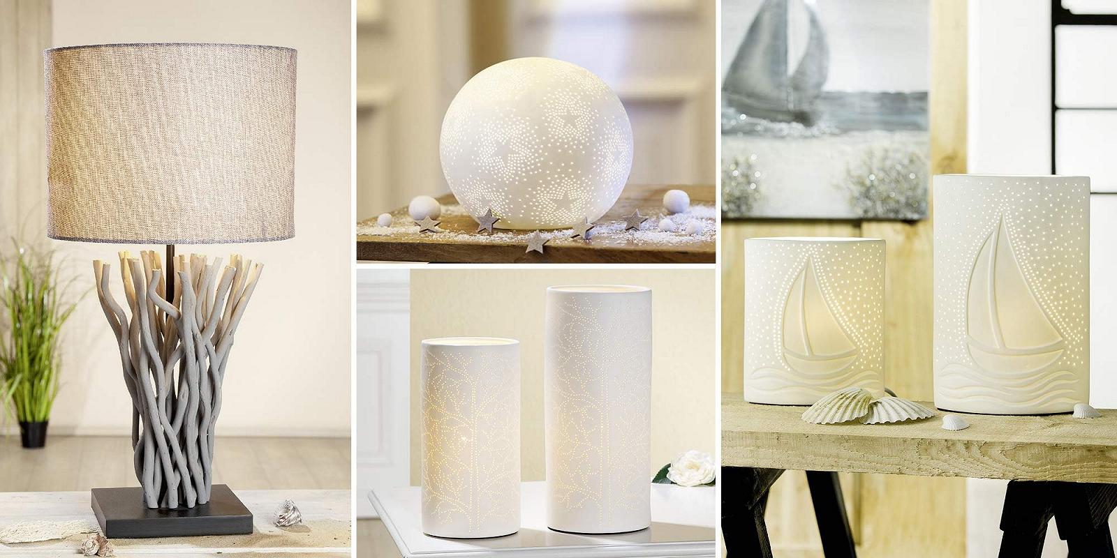 Настільна лампа Gilde Prickel Порцеляна Візерунки, фото №3