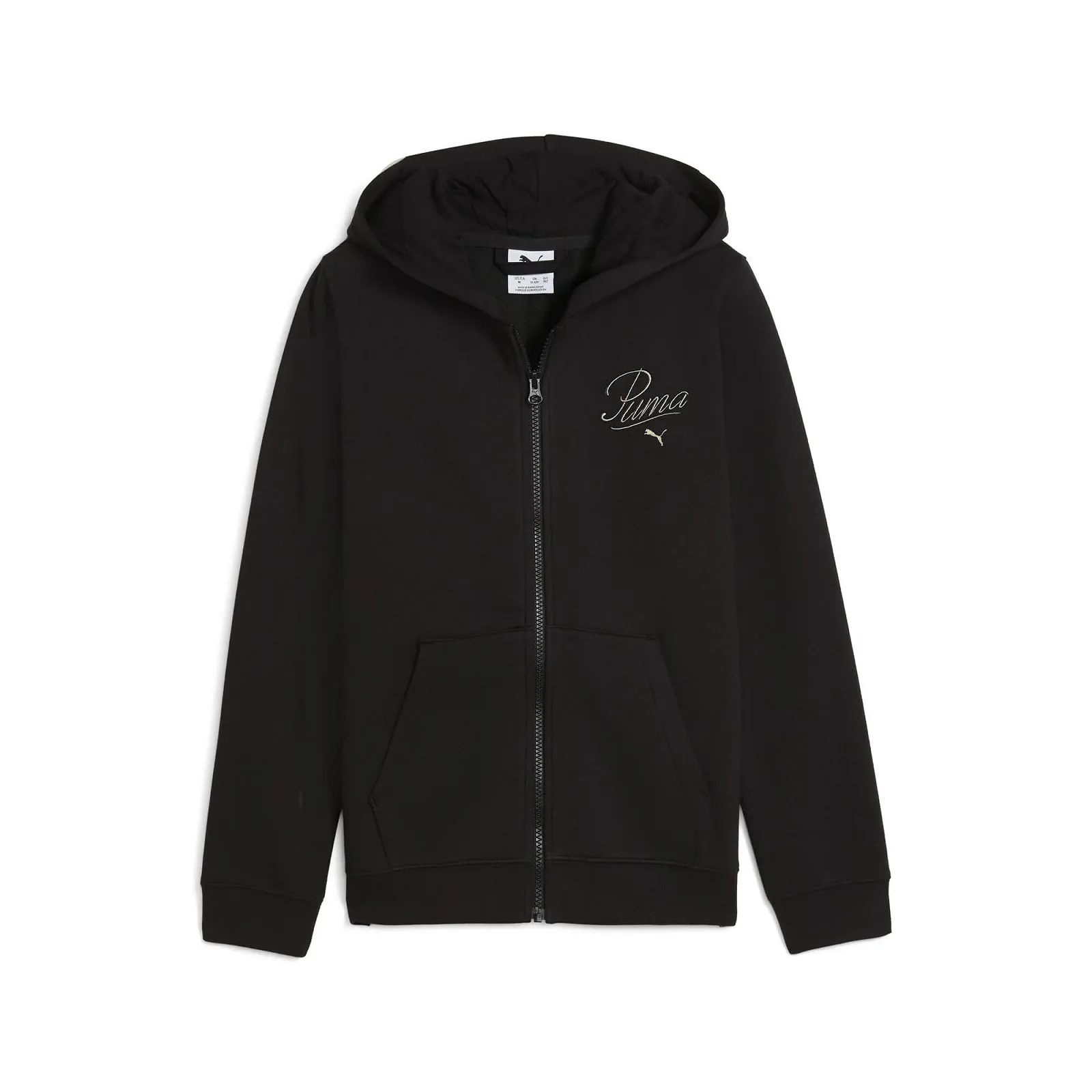 Толстовка на молнии PUMA ESS Script Full-Zip Hoodie FL G для мальчиков, фото №1 Толстовка на молнии PUMA ESS Script Full-Zip Hoodie FL G для мальчиков, фото №1