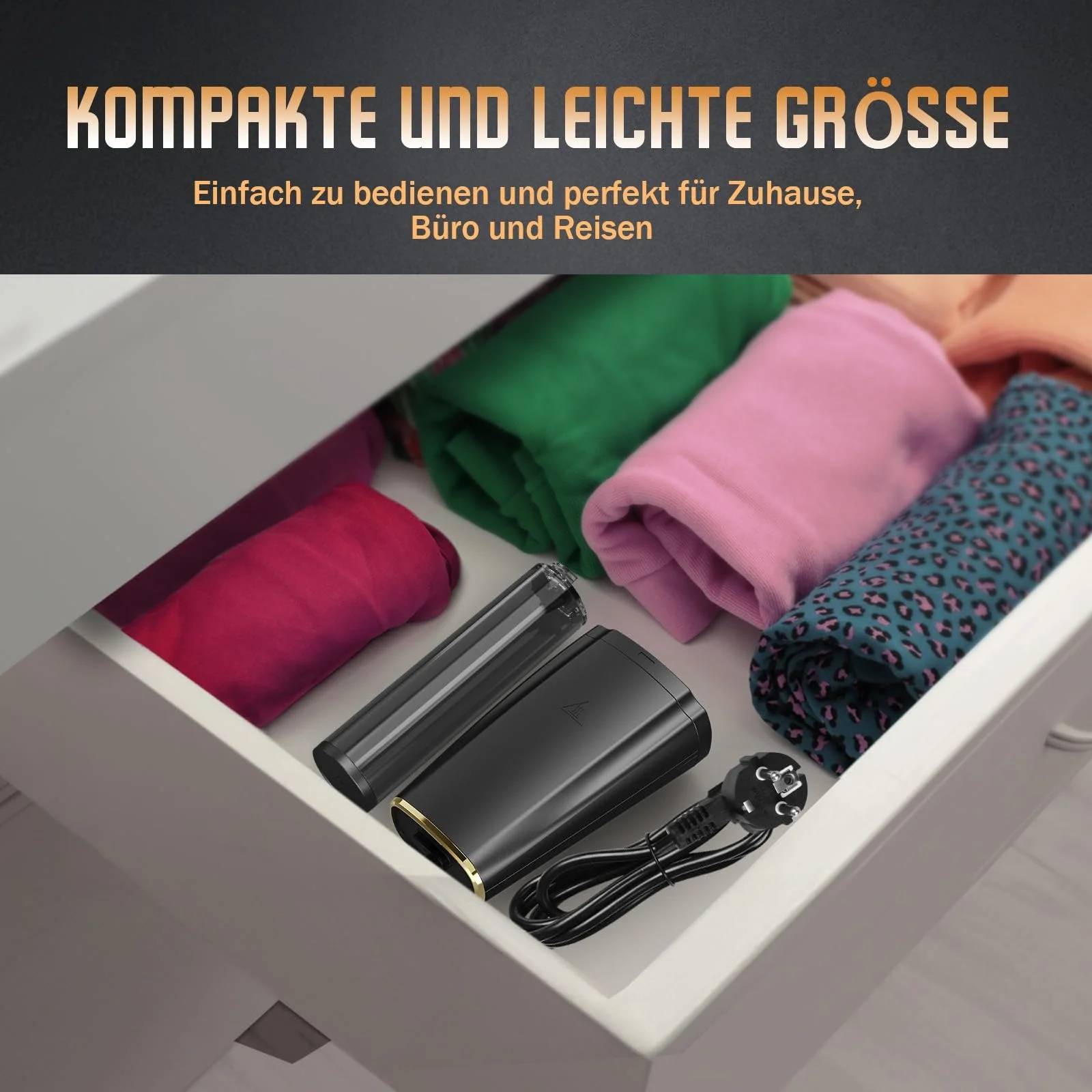 Відпарювач Raelunyi HS5-1-4WP 1300 Вт Чорний, фото №7