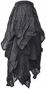 Спідниця Little Kathmandu з трьох шарів з асиметричним краєм та еластичною талією synthetic.ua - Фото 1