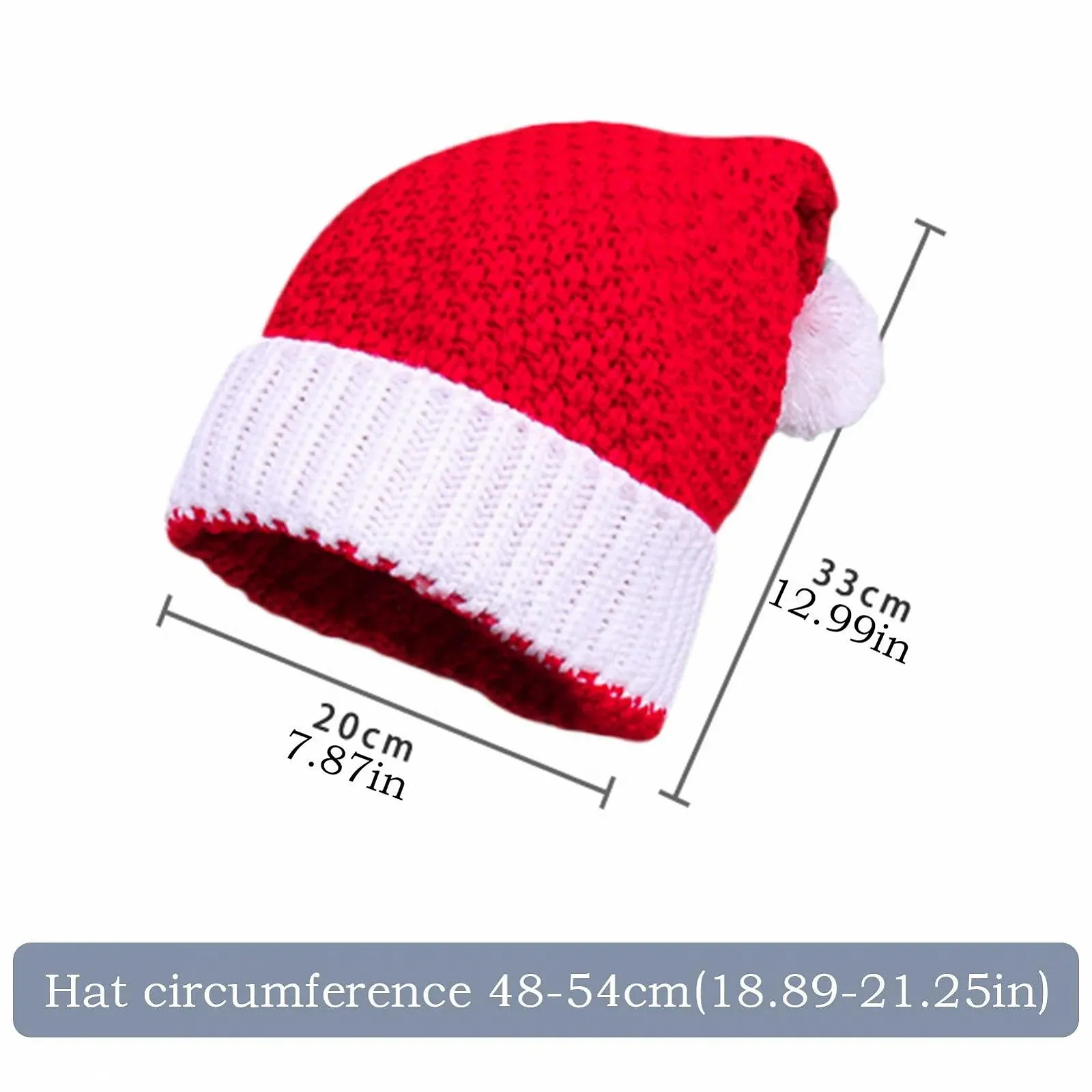 Милая рождественская шапка-бини Pzuryhg, фото №2