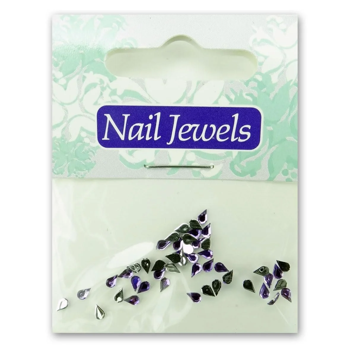Капли со стразами Акрил для дизайна ногтей EigenArt – Лаванда, фото №1