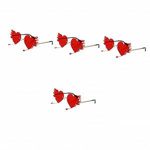 Солнцезащитные очки Сердце (4 шт.) - Фото 1