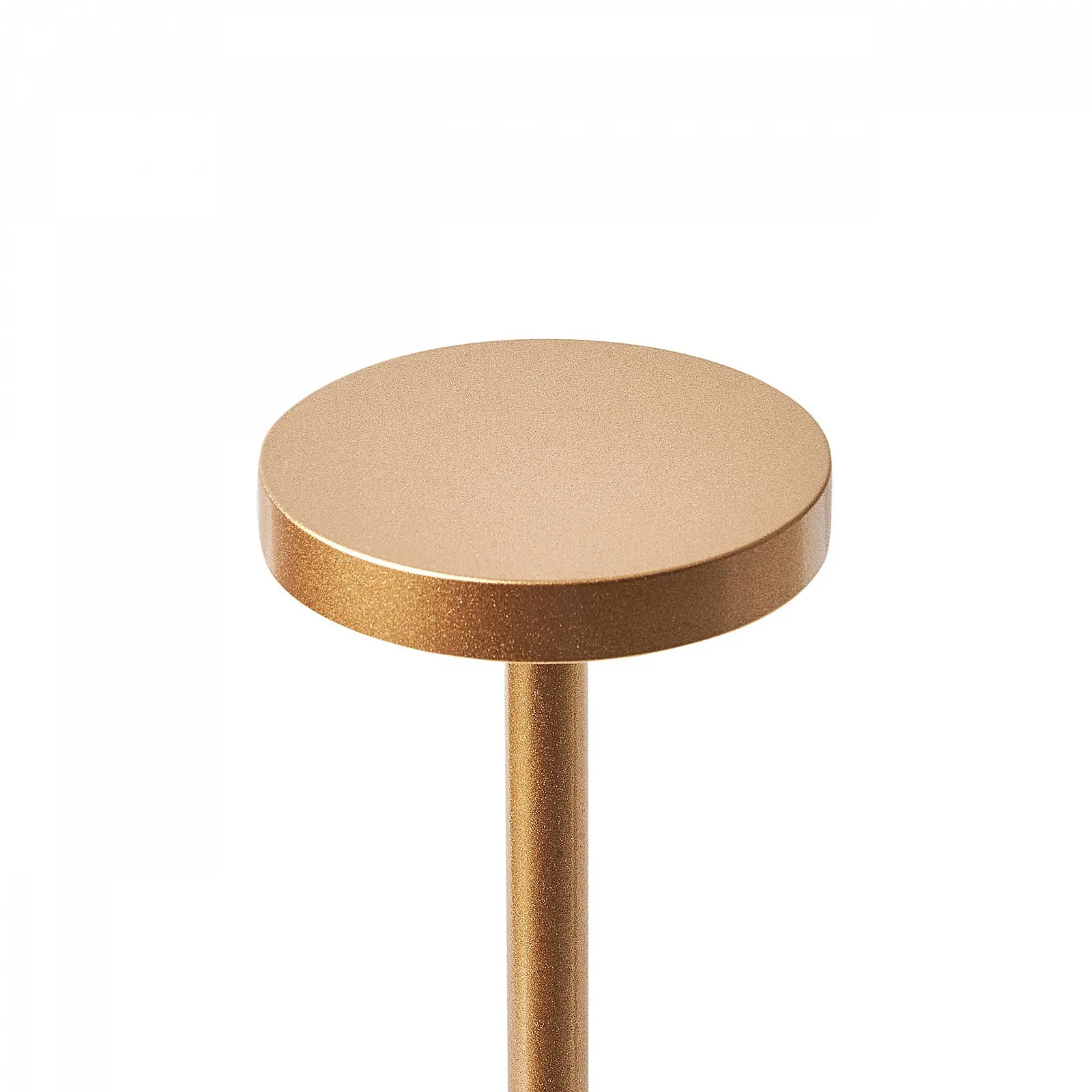 Настільна лампа Lizandro Металева Акумуляторна Бездротова Сенсорна Золотиста, фото №5