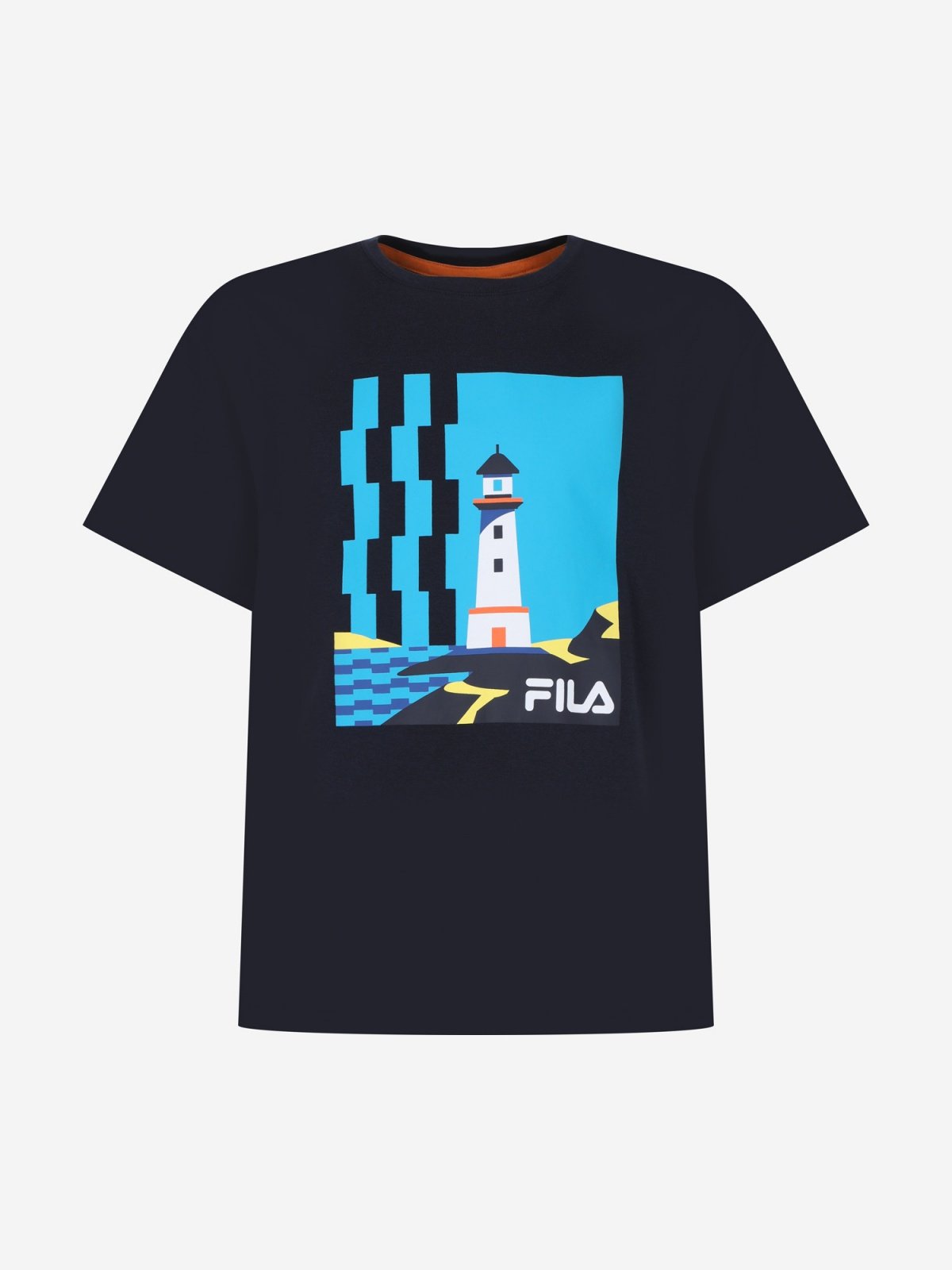 Футболка FILA 126851FLA-Z4 Темно-синий M, фото №4