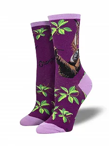 Носки Socksmith Orangutan One Size, фиолетовый - Фото 1