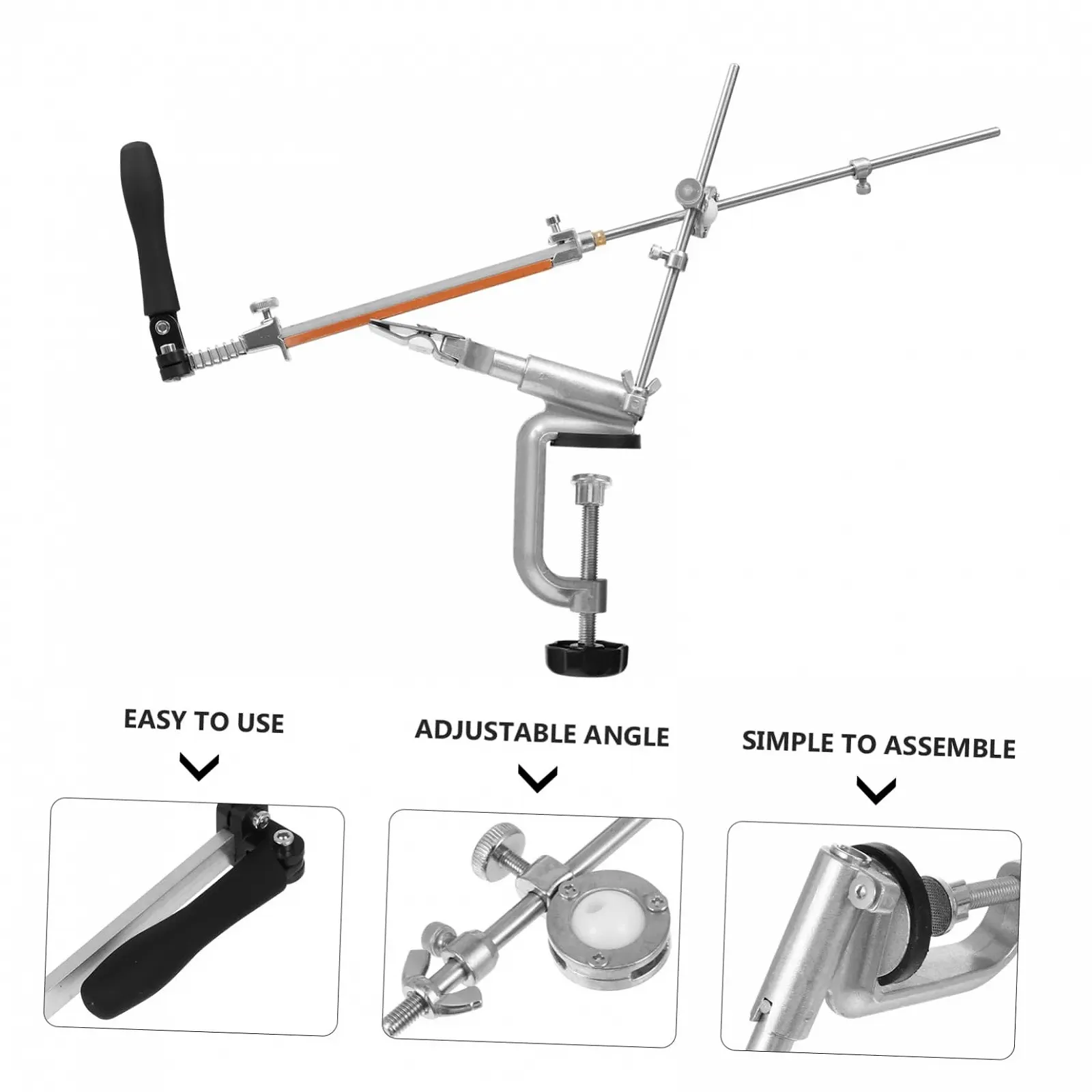 Точилка для ножей многофункциональная кухонная с фиксированным углом, фото №8