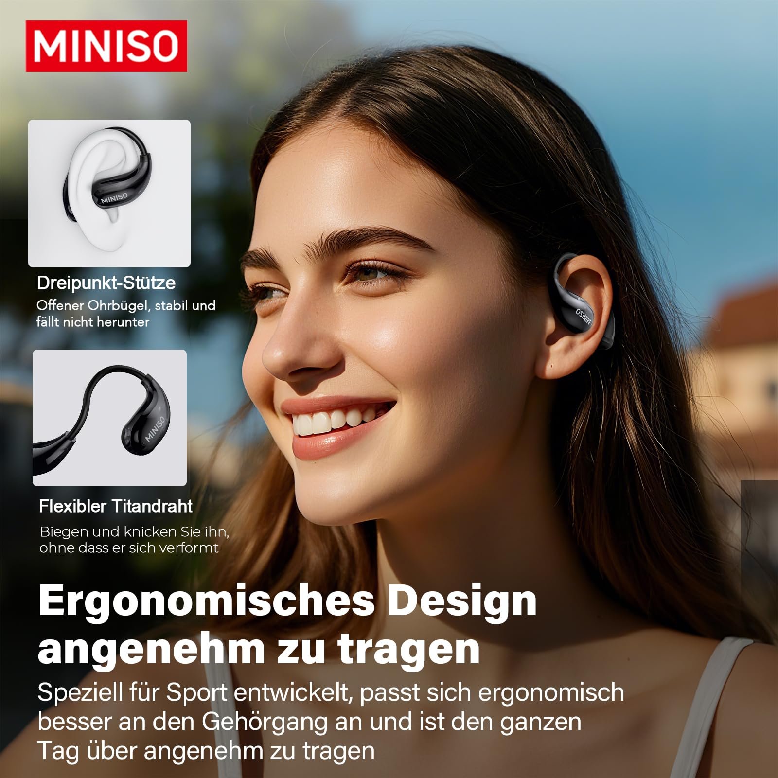 Наушники-переводчик AI MINISO MS189, реального времени, OWS LCD сенсорный, фото №8 Наушники-переводчик AI MINISO MS189, реального времени, OWS LCD сенсорный, фото №8