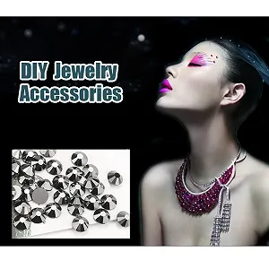 Набір Самоклеючих Блискучих Стразів 1440 штук, Плоскі, Блискучі Діаманти для Рукоділля для Макіяжу Обличчя, Декорування Нігтів та Святкових Аксесуарів, 4.6-4.8 мм, Темно-Рожевий synthetic.ua - Фото 1