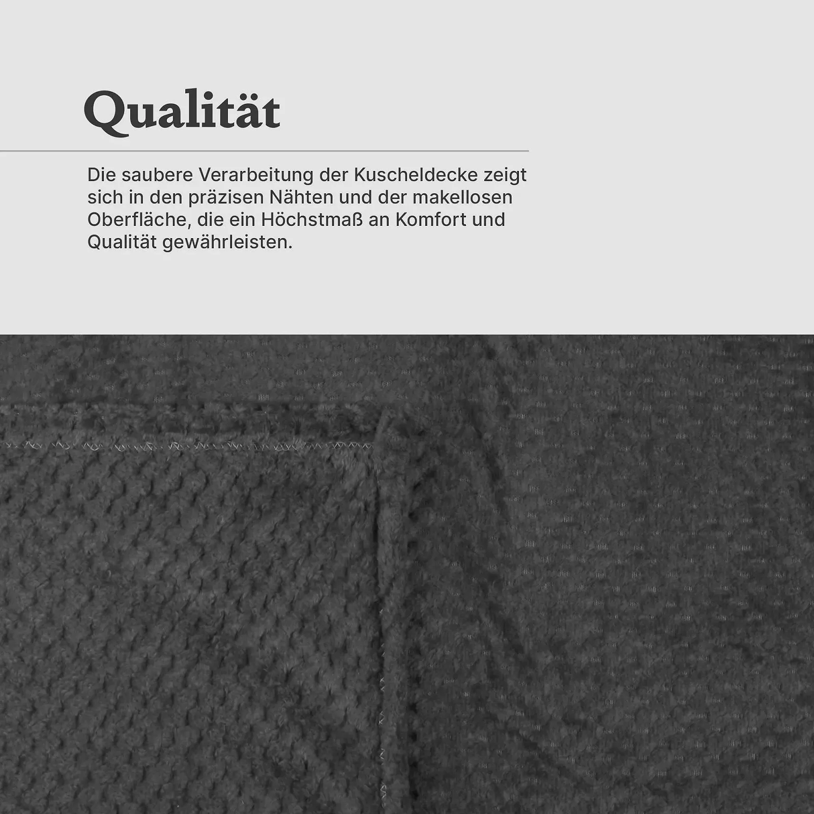 Покривало Cashmere Touch 150 x 200 см (Антрацит), фото №4