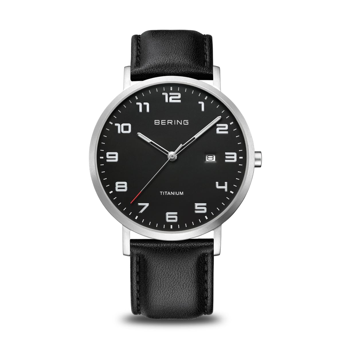 Часы BERING Titanium 18640-402 Мужские Кварцевые Титан Стекло сапфировое Серебристый, фото №1