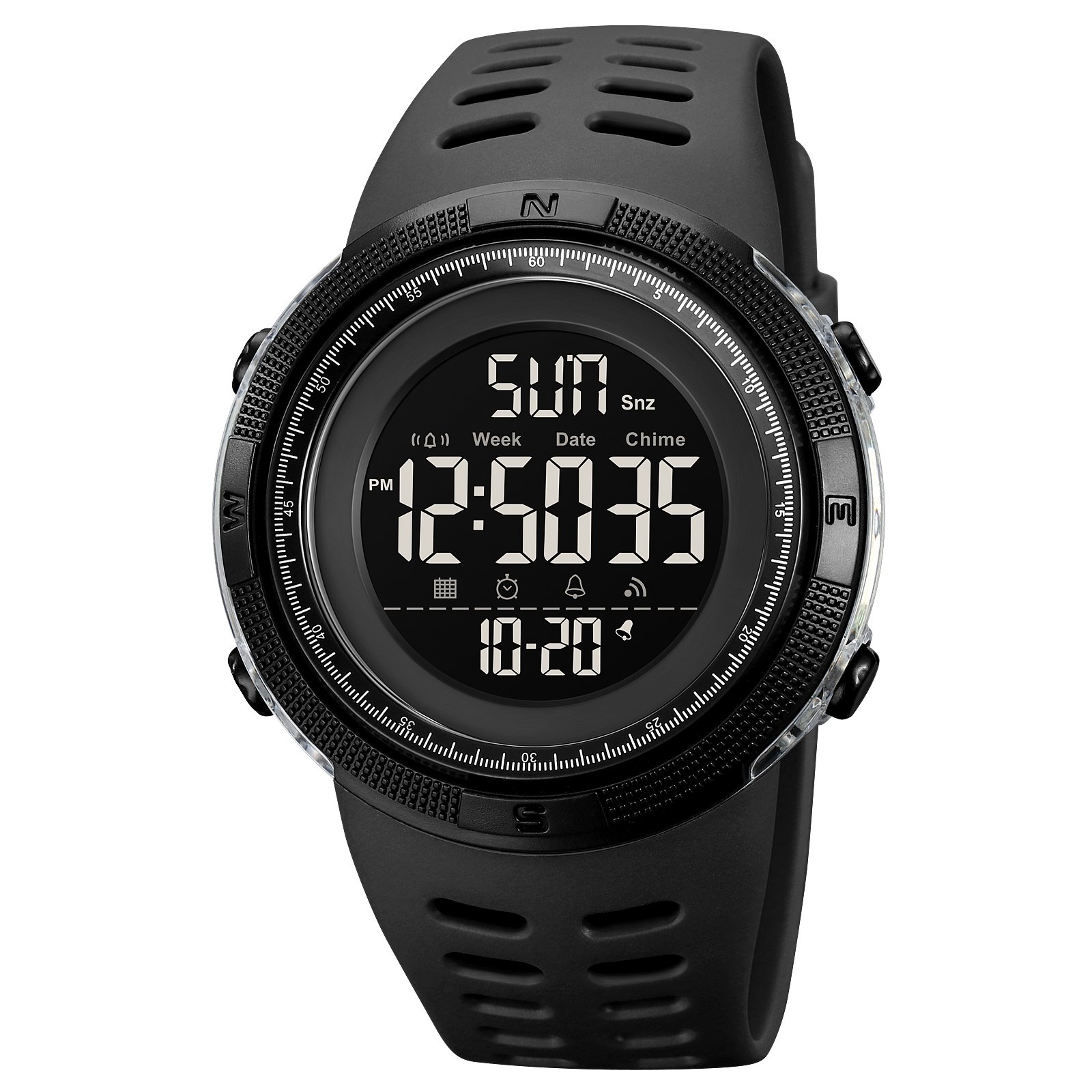 Годинник Skmei 2070BK Black, фото №1