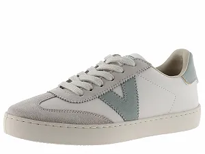 Кеды Victoria Berlin Ciclista Кожаный эффект, цветные и разделенные кожаные части с контрастом 1126184 для взрослых - Фото 1