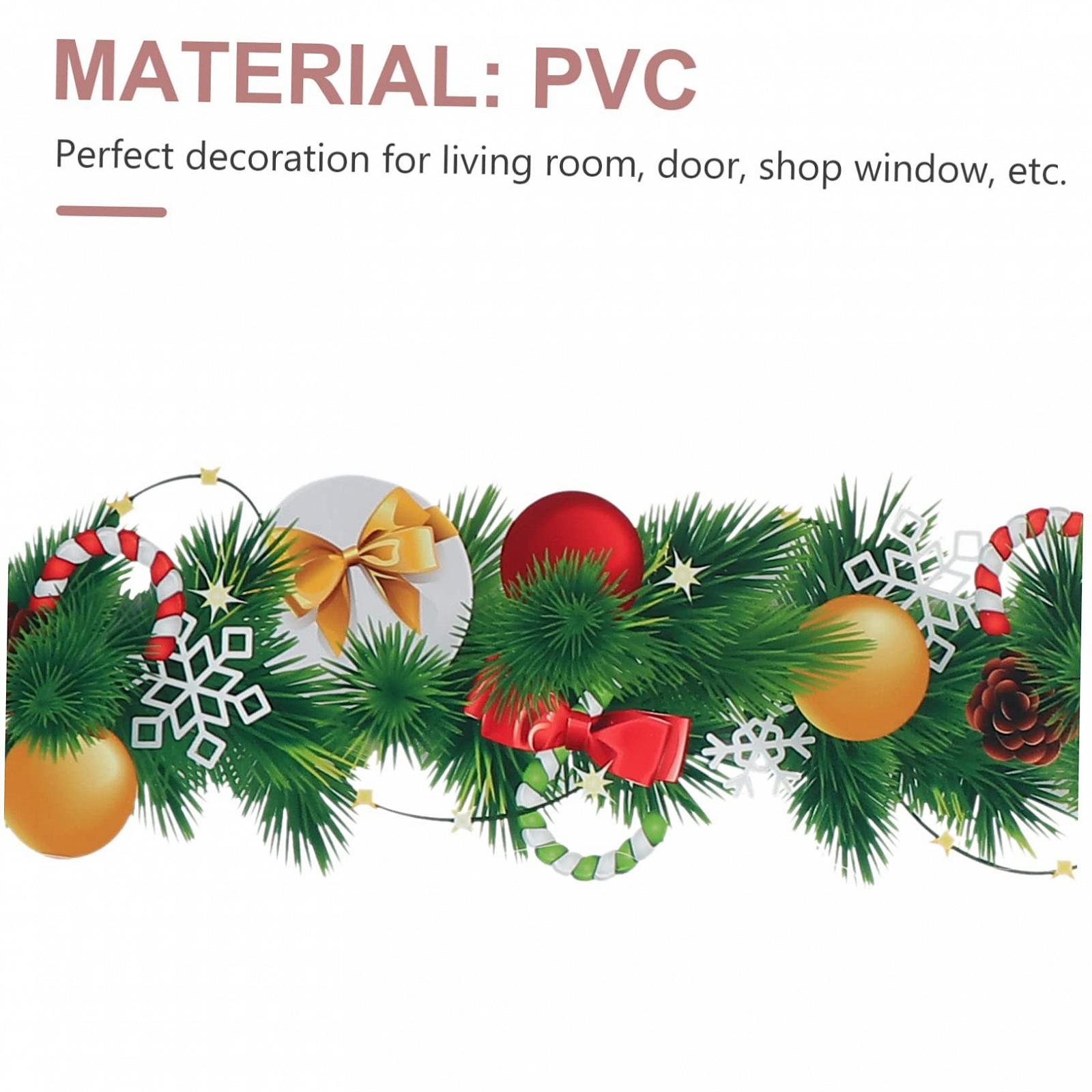 Наклейки на стену HOMSFOU Рождественские декоративные самоклеящиеся 2 шт., фото №7