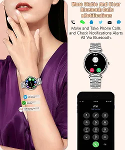 Смартчасы Женские 1.27 Дюймовый Цветной Экран Водонепроницаемый IP67 synthetic.ua - Фото 1