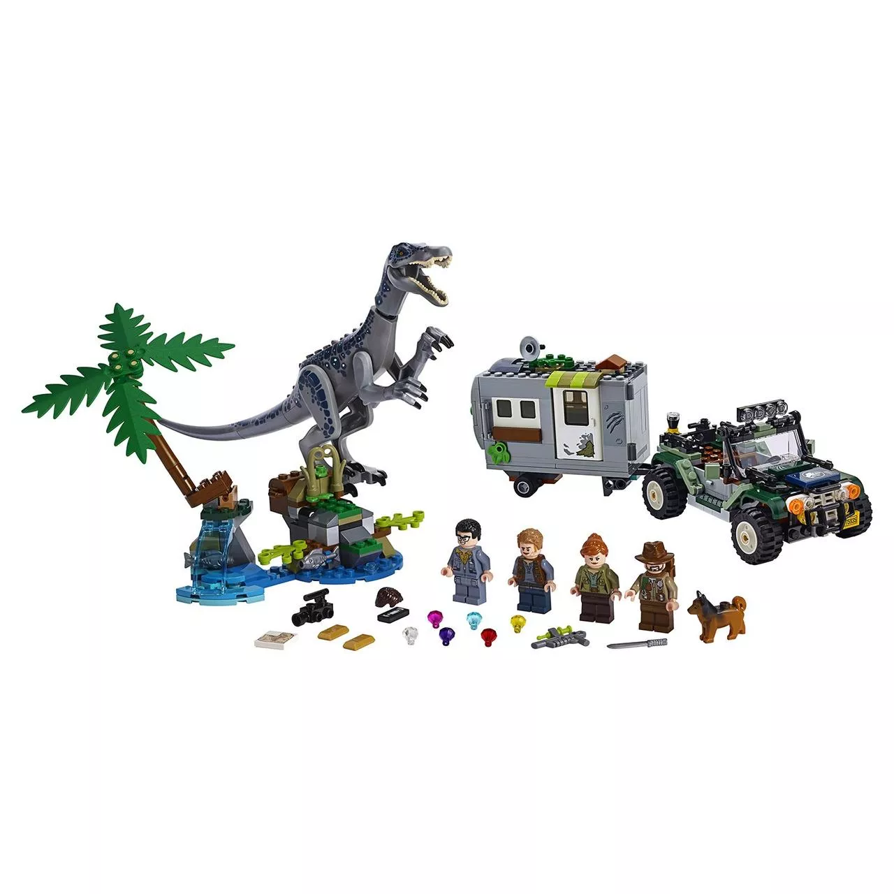 Конструктор LEGO Jurassic World Поединок с бариониксом охота за сокровищами 75935, фото №1