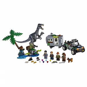 Конструктор LEGO Jurassic World Поединок с бариониксом охота за сокровищами 75935