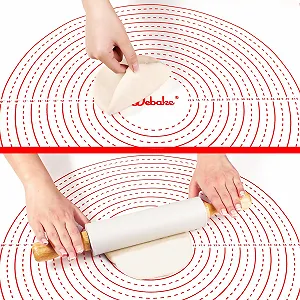 Килимок для тіста Webake XXL 90 x 60 см силіконовий нековзний з розміткою synthetic.ua - Фото 1