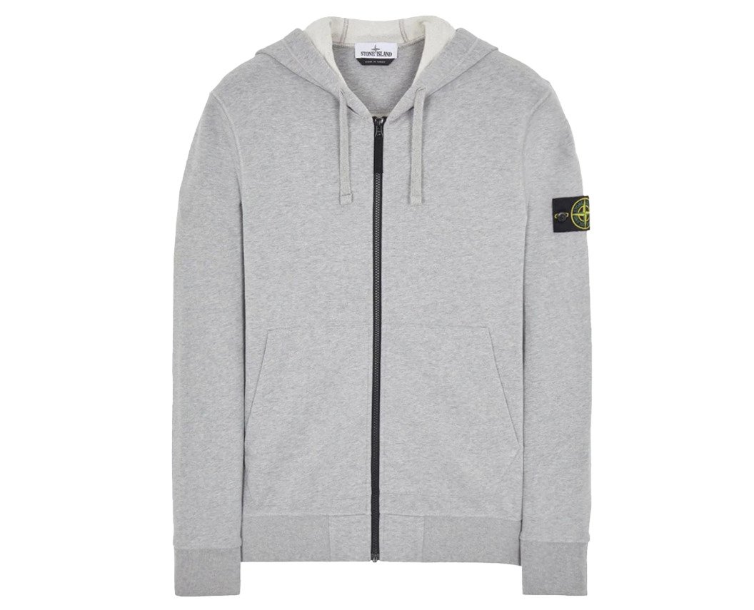 Худі Stone Island Zip Hoodie Grey XXL, фото №1