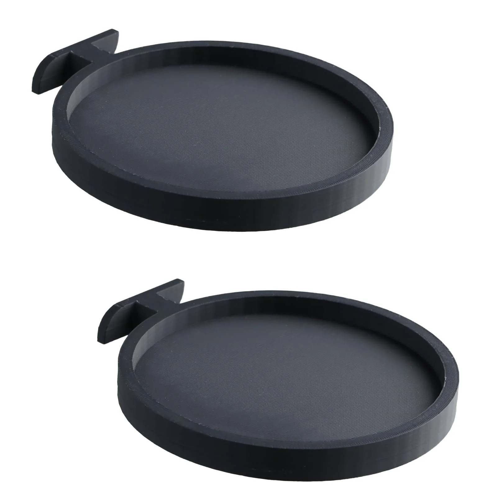 Настенные держатели для растений для акустических панелей 2 шт. Черные, фото №1