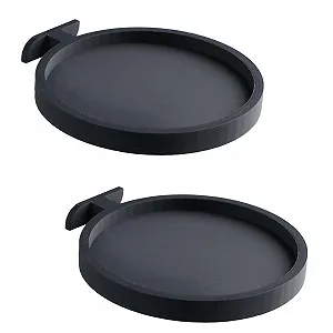 Настенные держатели для растений для акустических панелей 2 шт. Черные - Фото 1