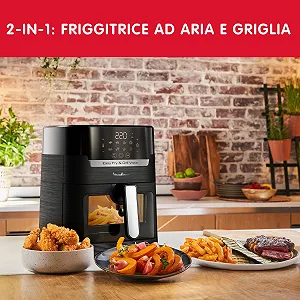 Мультипечь-гриль Moulinex Easy Fry & Grill Vision EZ5068 4.2 л 10 функций Extra Crisp Technology Черная synthetic.ua - Фото 1
