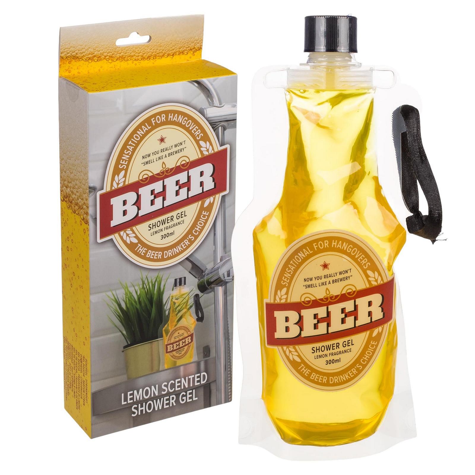 Гель для душу MIJOMA Beer Лимонний аромат 300 мл пакет PET зі стрічкою, фото №1