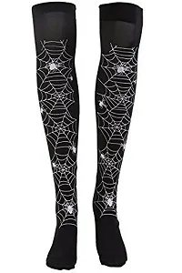 Готичні шкарпетки Ro Rox вище коліна - Фото 1