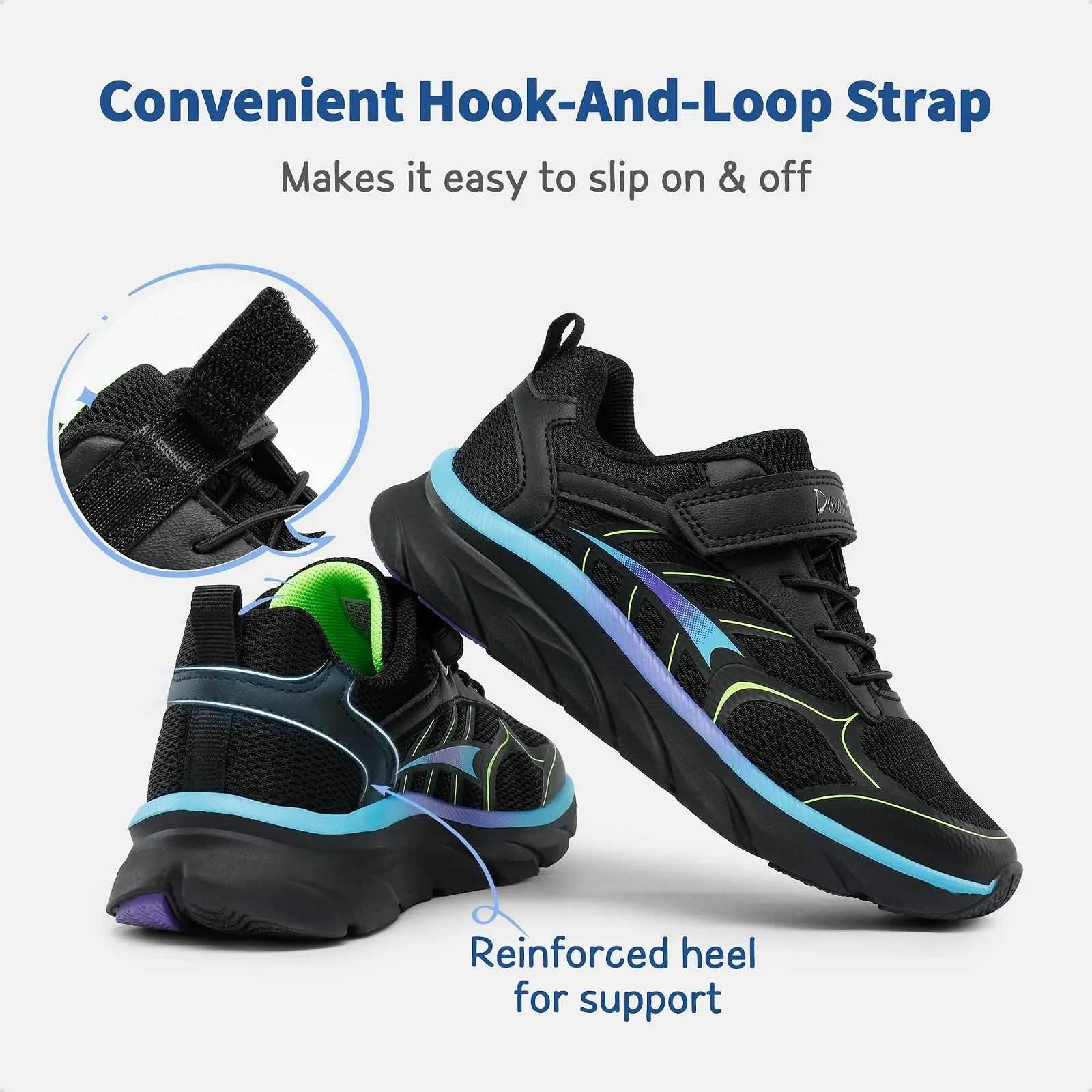 Кросівки DREAM PAIRS для хлопчиків та дівчаток, дитячі, фото №2