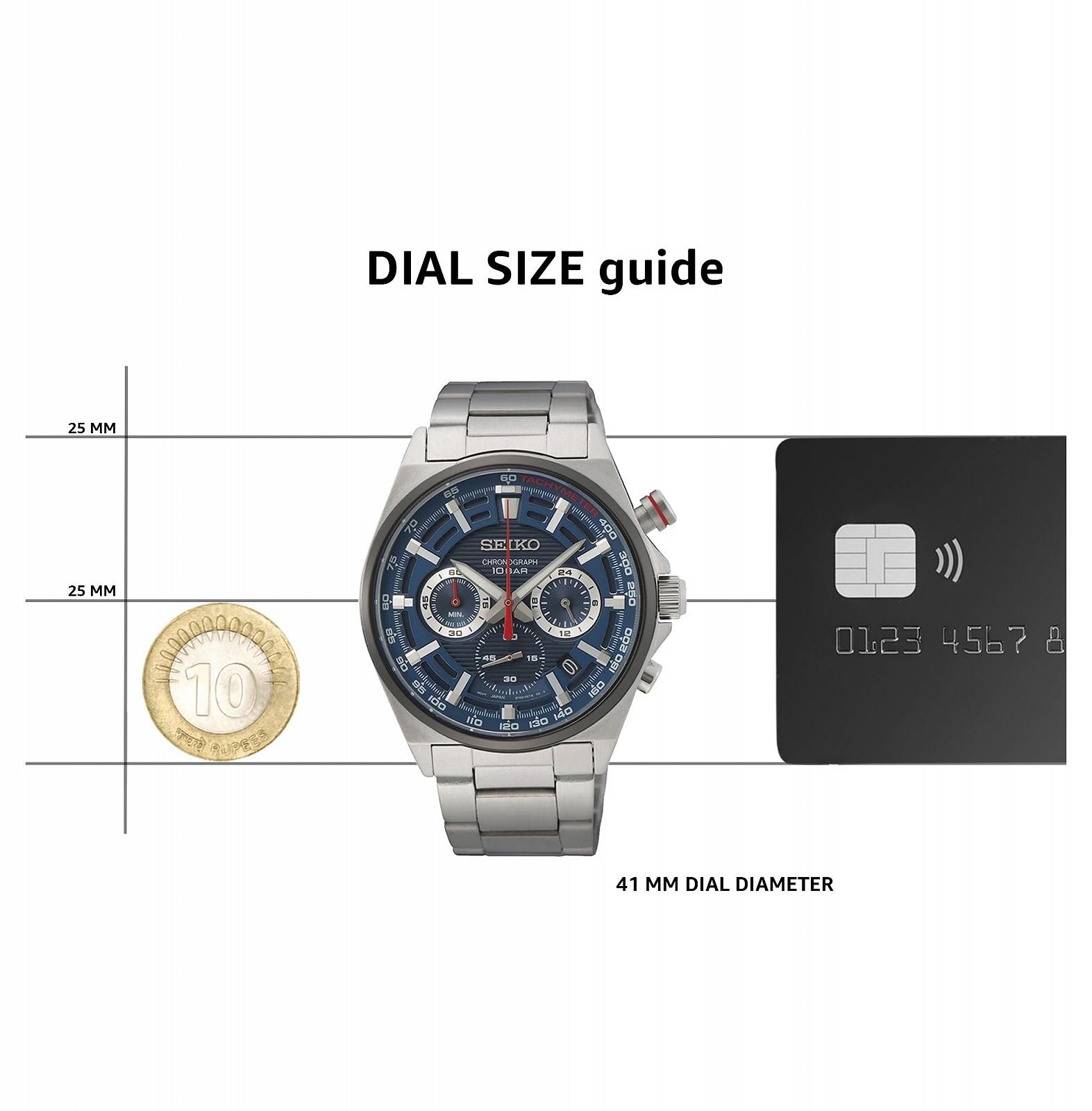 Чоловічий годинник Seiko Quartz SSB407P1 з нержавіючої сталі зі сталевим браслетом, сріблястий, фото №7