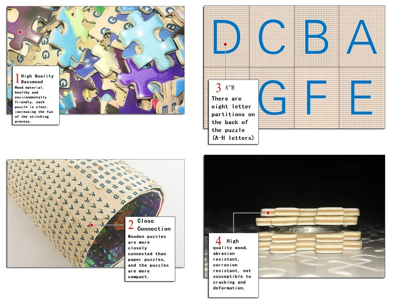 Деревянный пазл SUPERPOWER Artwork The Tree of Life 1000 деталей 30 x 20 дюймов, фото №3