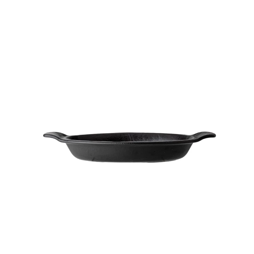 Форма для запекания Wilmax Плоская 800 мл круглая фарфоровая ручной глазуровки Черная, фото №6 Форма для запекания Wilmax Плоская 800 мл круглая фарфоровая ручной глазуровки Черная, фото №6