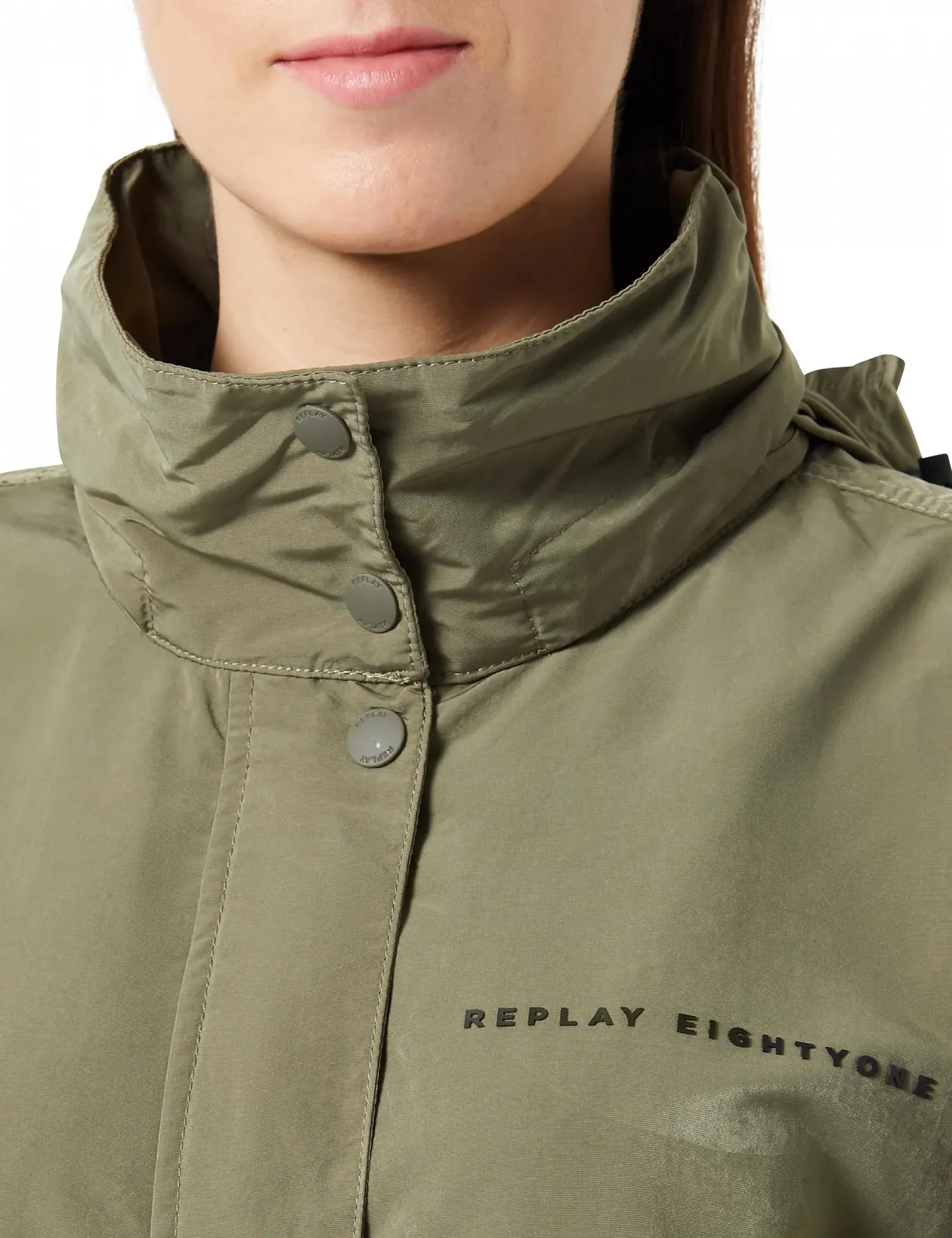 Жіноча парка Replay з планкою на ґудзиках, фото №2 Жіноча парка Replay з планкою на ґудзиках, фото №2
